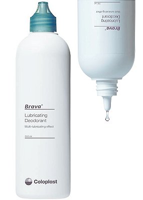 Brava Desodorante Lubrificante 240ml Para Bolsa de Ostomia - Coloplast