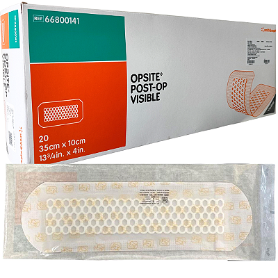 Curativo Opsite Post-Op Visible 35cm x 10cm Smith&Nephew - 01 Unidade