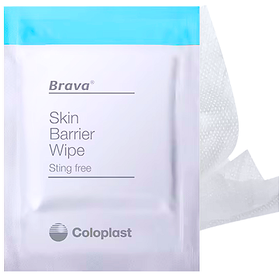 Brava Lenço Barreira Película Protetora de Pele Sachê Coloplast