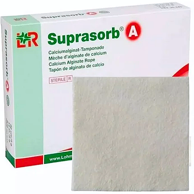 Suprasorb A Curativo Alginato de Cálcio 10x10cm