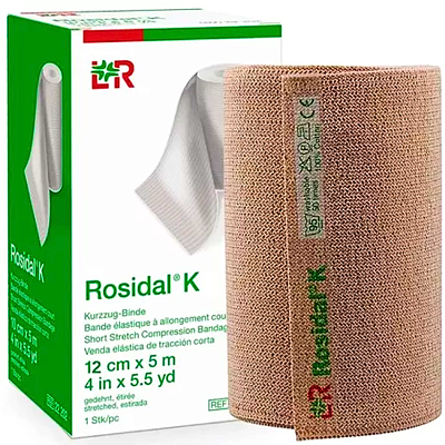 Rosidal K Bandagem de Alta Compressão e Curta Elasticidade