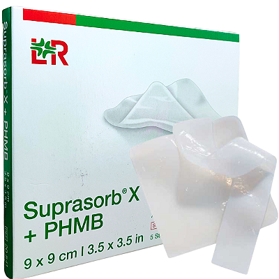 Suprasorb X + Phmb 9cm x 9cm - Curativo Antimicrobiano