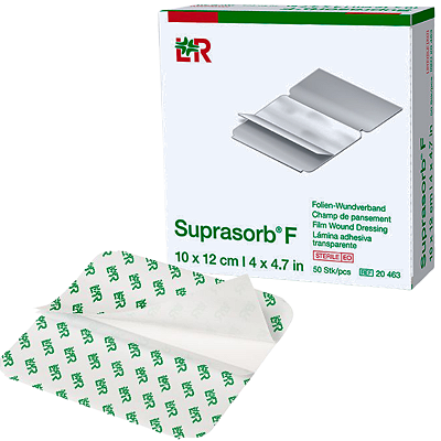 Suprasorb F Curativo Filme Adesivo Transparente Fixador Estéril