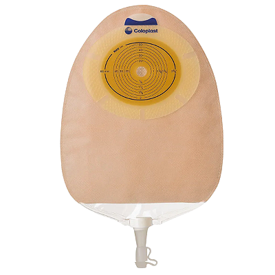 Bolsa Urostomia Sensura Click Recortável 10-76mm Transparente Coloplast