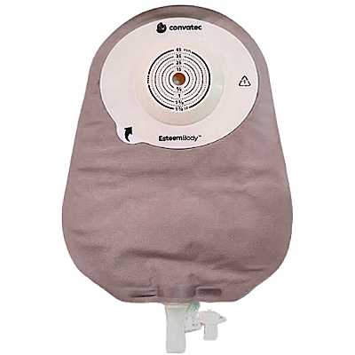 Bolsa Urostomia Convexa Recortável 10-45mm Flexível Esteem Body Convatec