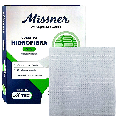 Curativo Hidrofibra Extra Carboximetilcelulose (CMC) 10cm x 10cm M-Tec