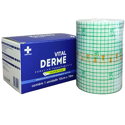 Curativo Transparente Filme Impermeável Super Fino Fosco 10cm x 10 Metros