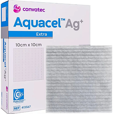 Curativo Aquacel AG+ EXTRA 10cm x 10cm - CONVATEC