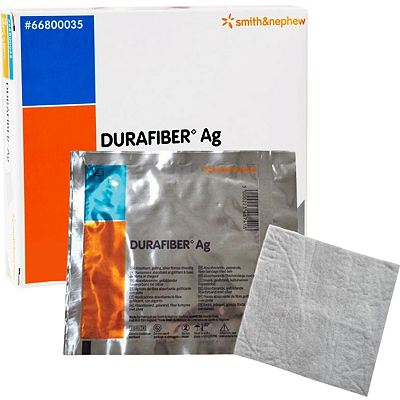 Curativo Durafiber Ag 10cm x 10cm (01UN) - Smith & Nephew