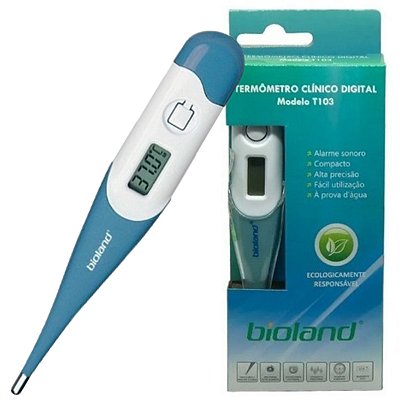 Termômetro Clínico Digital com Haste Flexível - Bioland
