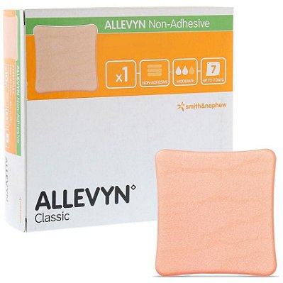 Curativo Allevyn Não Adesivo 10cm x 10cm (01UN) - Smith&Nephew - REF. 66007637