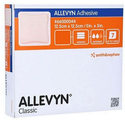 Curativo Allevyn Adhesive 12,5cm x 12,5cm - Smith & Nephew - REF. 66000044