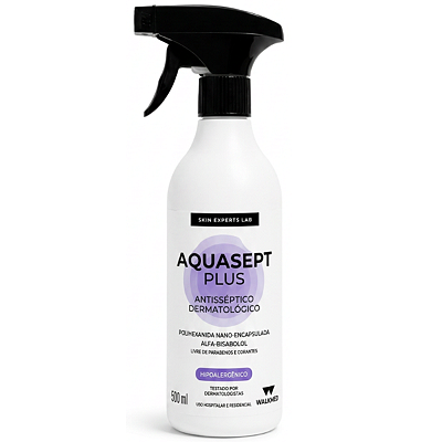 Aquasept Plus Solução Antisséptica com PHMB Spray 500ml - Walkmed