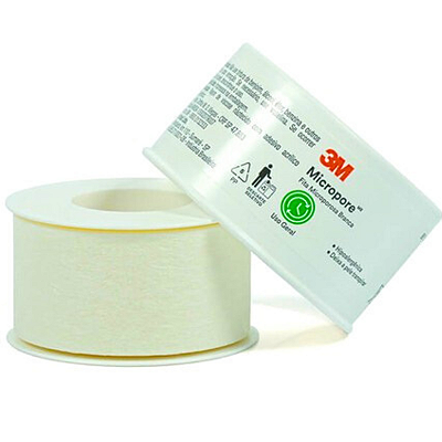 Fita Cirúrgica Microporosa Branca 2,5cm x 10 metros - 3M