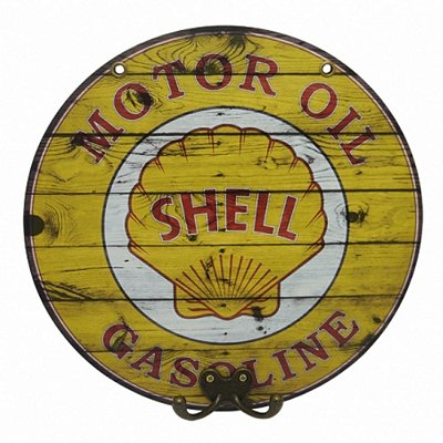 Cabideiro Decorativo Shell Gasoline