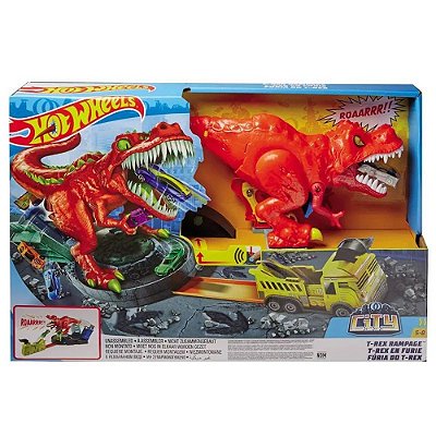 Pista Hot Wheels T-Rex Demolidor Mattel