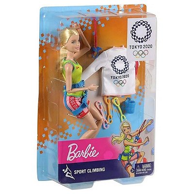 Barbie Escalada Esportiva Olimpíadas Tokyo 2020