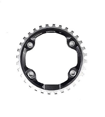 SEMINOVO - Coroa SHIMANO - BCD94/96 32T - 10/11v - Black (Assimetrica)