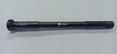 EIXO ICTUS 12mm 148MM Traseiro C/Arruela conica (L:165mm TP: M12x1,00mm)