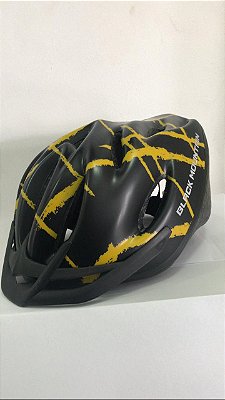 Capacete de Ciclismo WINNER BM Preto/Amarelo