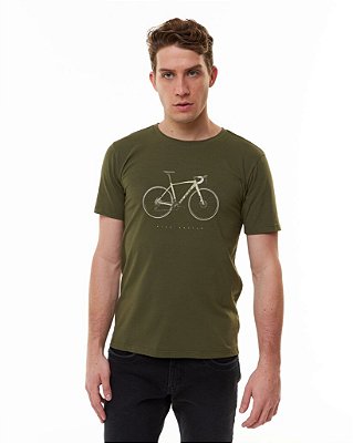 Camiseta SENSE Masculina Gravel Verde Militar - Tam. M