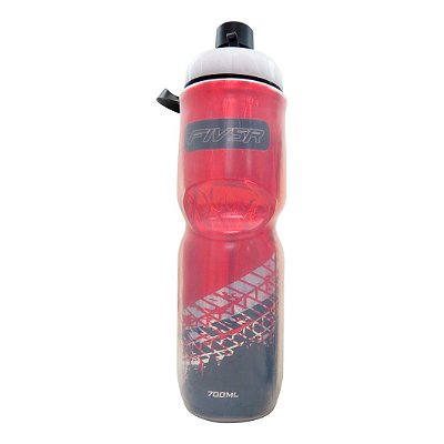 Garrafa Termica FIV5R Transparente Vermelha - 700ml