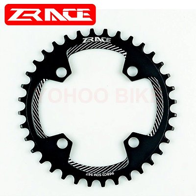 Coroa ZRACE - BCD96 32T - 10/11v -  Black (Simétrica)