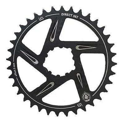Coroa ICTUS Direct GXP Offset 3mm 36T Black