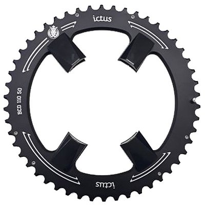 Coroa ICTUS Index. BCD110-A 105 5800 50T 4F Black
