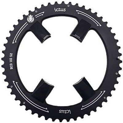 Coroa ICTUS Index. BCD110-A 105 5800 52T 4F Black