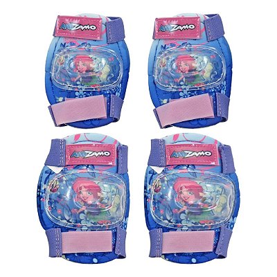 Kit Proteção Infantil Bella KZ-011 Rosa/Lilas