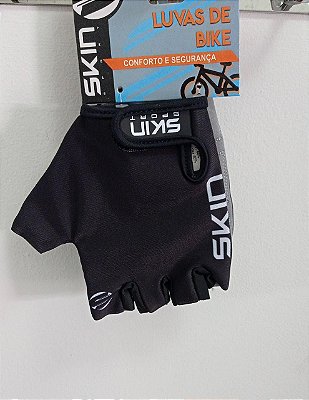 Luva SKIN Sport Aberta Preta - Tam. G