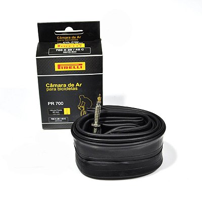 Camara de ar PIRELLI IMP PR 700X28/45 Valvula Presta 60MM
