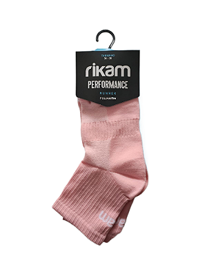 Meia RIKAM Performance Feminino Runner Poliamida Rosa 3439