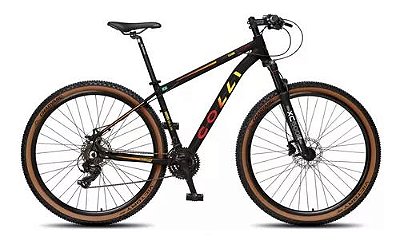 Bicicleta COLLI Allure A29 Tam. 17 - 21V Preto/Vermelho/Amarelo