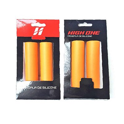 Manopla de Silicone HIGH ONE 135mm Laranja - HOMAN0024