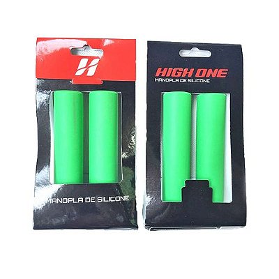 Manopla de Silicone HIGH ONE 135mm Verde - HOMAN0023