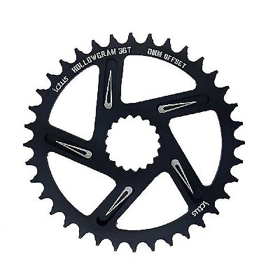 Coroa ictus HOLOWGRAM OFFSET 3MM 36T Preta