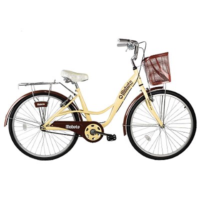 Bicicleta MOBELE MIMI 26 Bege com Marrom
