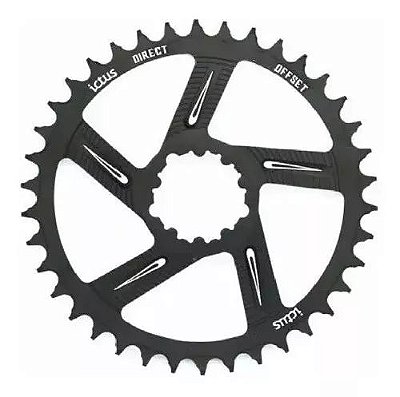 Coroa Ictus Direct Offset 0mm 36t Preta