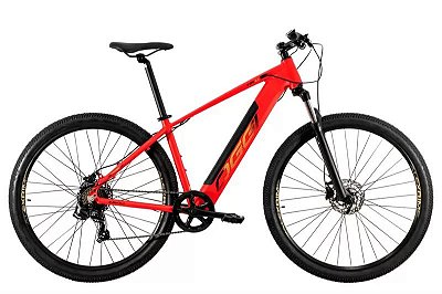 Bicicleta Elétrica OGGI Big Wheel 8.0 8v Vermelho/Dourado