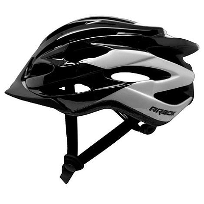 Capacete ARBOK Raptor Preto/Branco Tam. 54-58