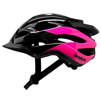Capacete ARBOK Raptor Preto/Rosa Tam. 54-58