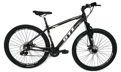 Bicicleta GTI Roma Preto Fosco/Cinza 21v Tam. 19