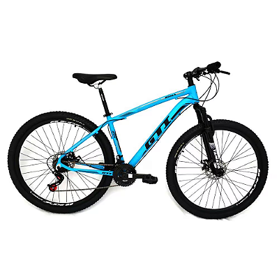 Bicicleta GTI Roma Azul/Preto 21v Tam. 15
