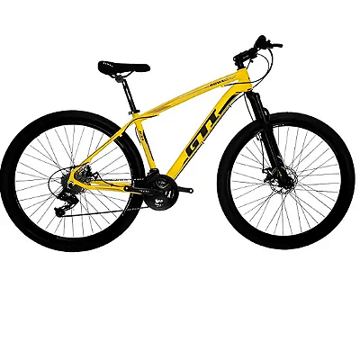 Bicicleta GTI Roma Amarelo/Preto 21v Tam. 19