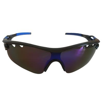Óculos GTI Preto - Lente Espelhada Azul