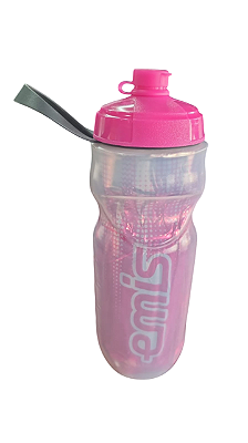 Caramanhola EMIS Cinza/Rosa (Tampa Rosa) 590ml