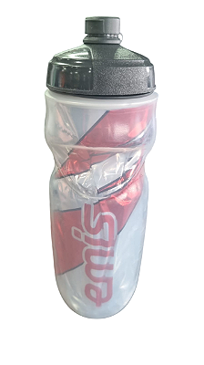 Caramanhola EMIS Cinza/Vermelho (Tampa Preta) 590ml