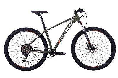 Bicicleta OGGI HACKER HDS ESSA 8V - Tam. 17 -  Verde/Branco/Laranja
